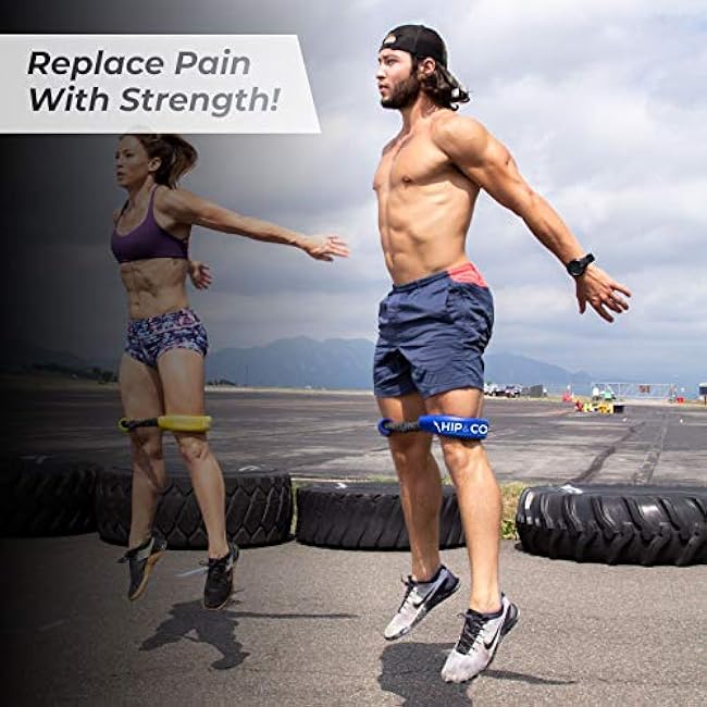 Crossover Symmetry Hip & Core System - Loop Resistance Home Workout Bands to Stretch and Strengthen Legs, Butt, HIPS, Thighs and Glutes, Includes Online Exercise & Training Guide