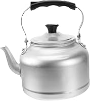 Vista 1 de Housoutil Hervidor de agua de aluminio, hervidor de agua para hervir, tetera de aluminio, hervidor de agua hervidor, calentador de agua, estufa