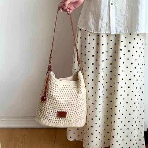 Bolso Playero de Crochet de Algodón miniatura 7