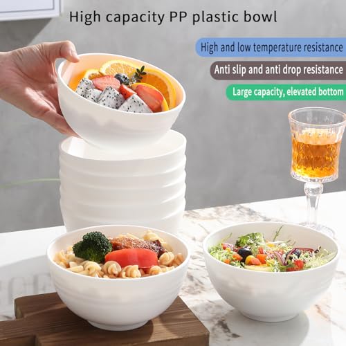 Kyraton Plastic Cereal Bowls 8 Pieces - Image 3
