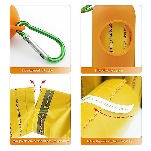 Poop Bags for Dogs1050 Counts 70 Rolls with a Free Dispensers Biodegradable Poop Bags Made of Cornstarch Size 9×13 Inch Extra Thick Strong and 100 Leak Proof yellow  Cucciolini Doodles Poop bags for dogs 1050 counts 70 rolls with a free dispensers biodegradable poop bags made of cornstarch size 9×13 inch extra thick strong and 100 leak proof yellow   cucciolini doodles