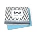 Paper Clever Party Bow Tie Thank You Cards with Envelopes - 20 Pack Small Folded Notes for Boys Baby Shower, Gender Reveal, Birthday, and Everyday Occasions