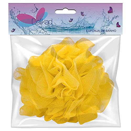 Esponja Para Banho Delikad Amarela, Delikad