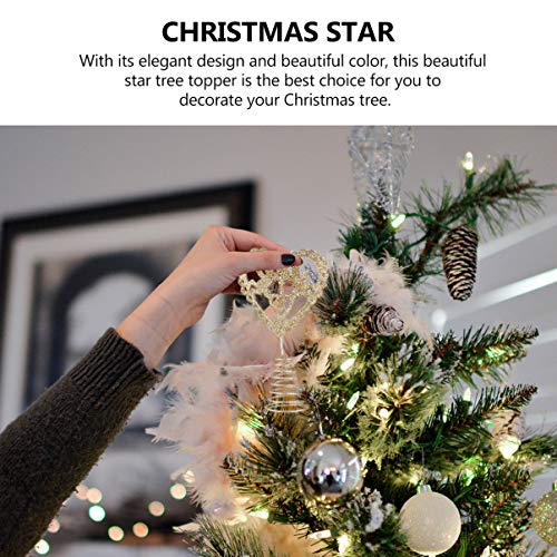 SOIMISS – Topo de Árvore de Estrela de Ferro com Estrelas de Natal, Decoração de Estrelas e Ornament