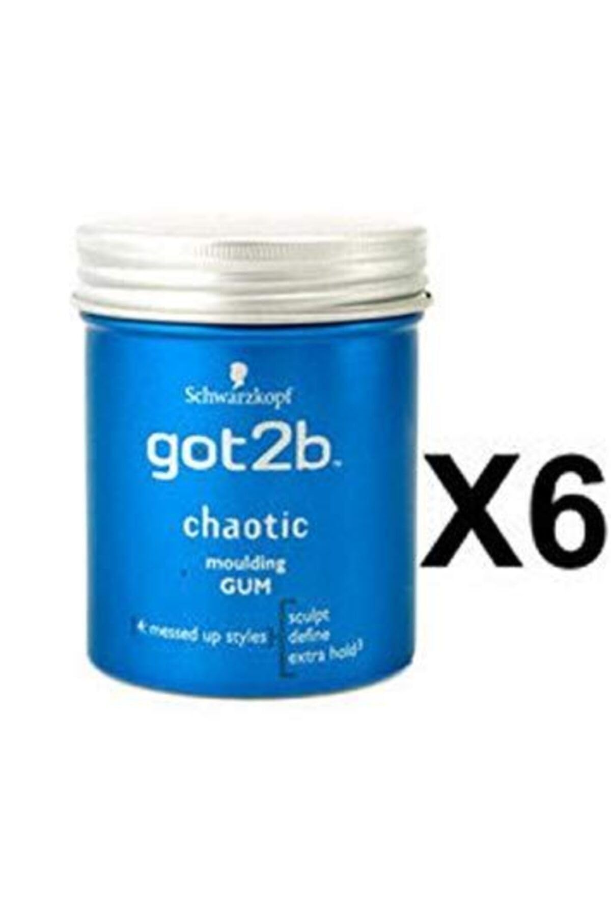 Got2B Chaotic Moulding Gum Saç Şekillendirici Krem, Set of 6 expinda004