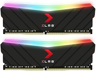 PNY 32GB (2x16GB) XLR8 Gaming Epic-X RGB™ DDR4 3600MHz Kit de Módulos de Memoria RAM – (MD32GK2D4360018XRGB)