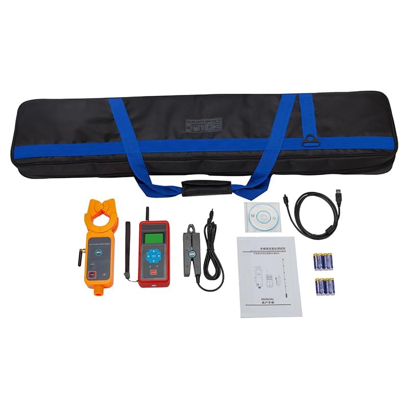 Wireless High Voltage Transformation Ratio Tester Meter with Current Range Primary 0.0A～800A Secondary 0.00mA～5A Transformation Ratio Range 1~500 Resolution 0.1 USB Interface 3000 Data Memory