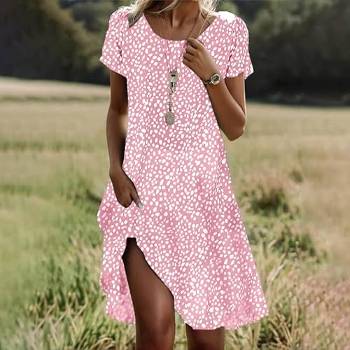 Robe bohème fleurie grande taille été légère avec poches