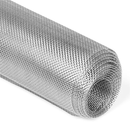 Malla de alambre 12mesh malla de alambre puerta ventana pantalla metal esgrima rollo malla cubierta 304 acero inoxidable tejido malla de alambre para ventilación jaula jardín ventana 30cmx2m