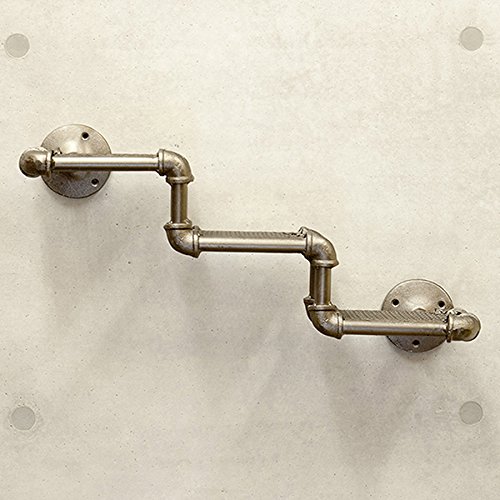 Amazon｜インダストリアル ガスパイプ メタル 3段 シェルフ（GAS PIPE