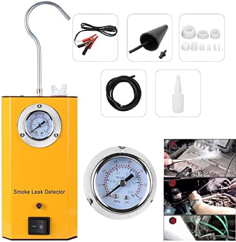 Smoke Leak Detector Automotive Fuel Leak Detectors EVAP Smoke Machine Leak Tester Car Pipe Leakage Tester for All 12V Vehicles