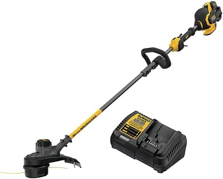 DEWALT FLEXVOLT 60V MAX* String Trimmer, Brushless, Two Speed, 15-Inch, 3-Ah Battery DCST970X1