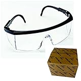 3M 1710IN Safety Goggles Hard Coat Eye Protector Anti Pollution Eyewear For Multipurpose Use In Riding Motorcycle, Construction, Clear Transparent Goggles (Pack of 1)