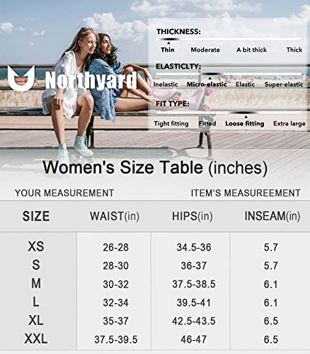 Northyard Women's Athletic Hiking Shorts Quick Dry Active Running Lightweight Shorts For Gym Workout With 3 Zipper Pockets Federalblue M #TOP5