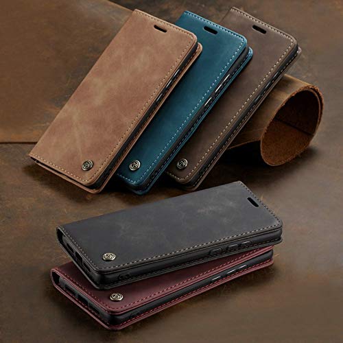 Image of ClickCase for Realme Narzo 20 pro Sheepskin Series Faux Soft Leather Wallet Flip Case Kick Stand with Magnetic Closure Lightweight Slim Flip Cover for Realme Narzo 20 pro (Beige Brown)
