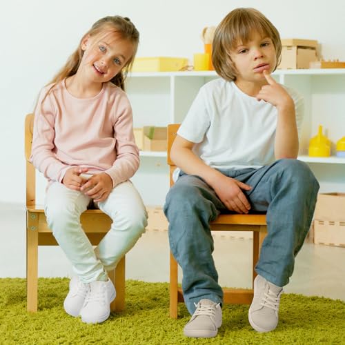 Image of JOINFREE Toddler Shoes Girls Boys Wide Barefoot Shoes Minimalist Walking Sneakers Zero Drop Slip on Tennis Shoe Breathable Naturally Flexible