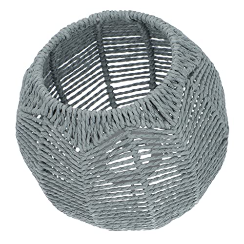 Image of DOITOOL 1pc Handmade Rattan Lampshade Retro Ceiling Light Cover for Dining Room and Restaurant Woven Chandelier Shade Decorative Home Lighting Fixture