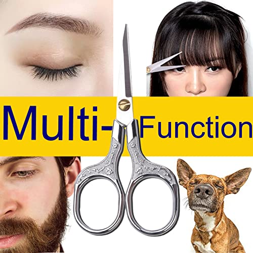 Kistarch 2Pcs Vintage Precision Scissors,Sewing Scissors For Embroidery,Craft, Art Work & Everyday Use,Threading, Needlework - Diy Tools,Sturdy Sharp Scissors For Office Home #TOP7