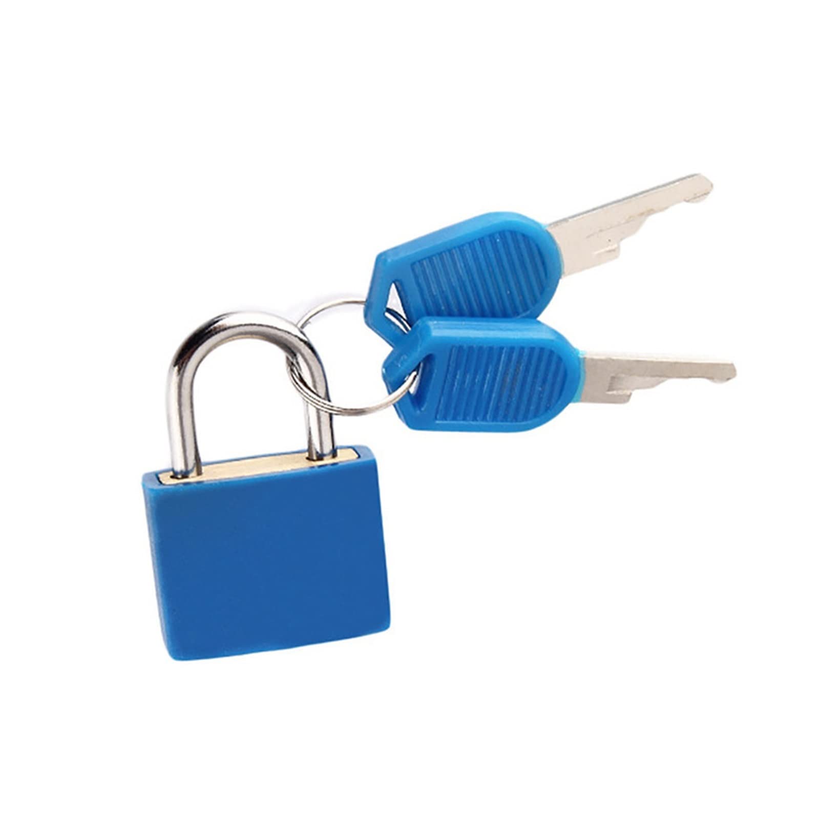 Mini cadenas en acier compact haute sécurité avec clés pour petits bagages