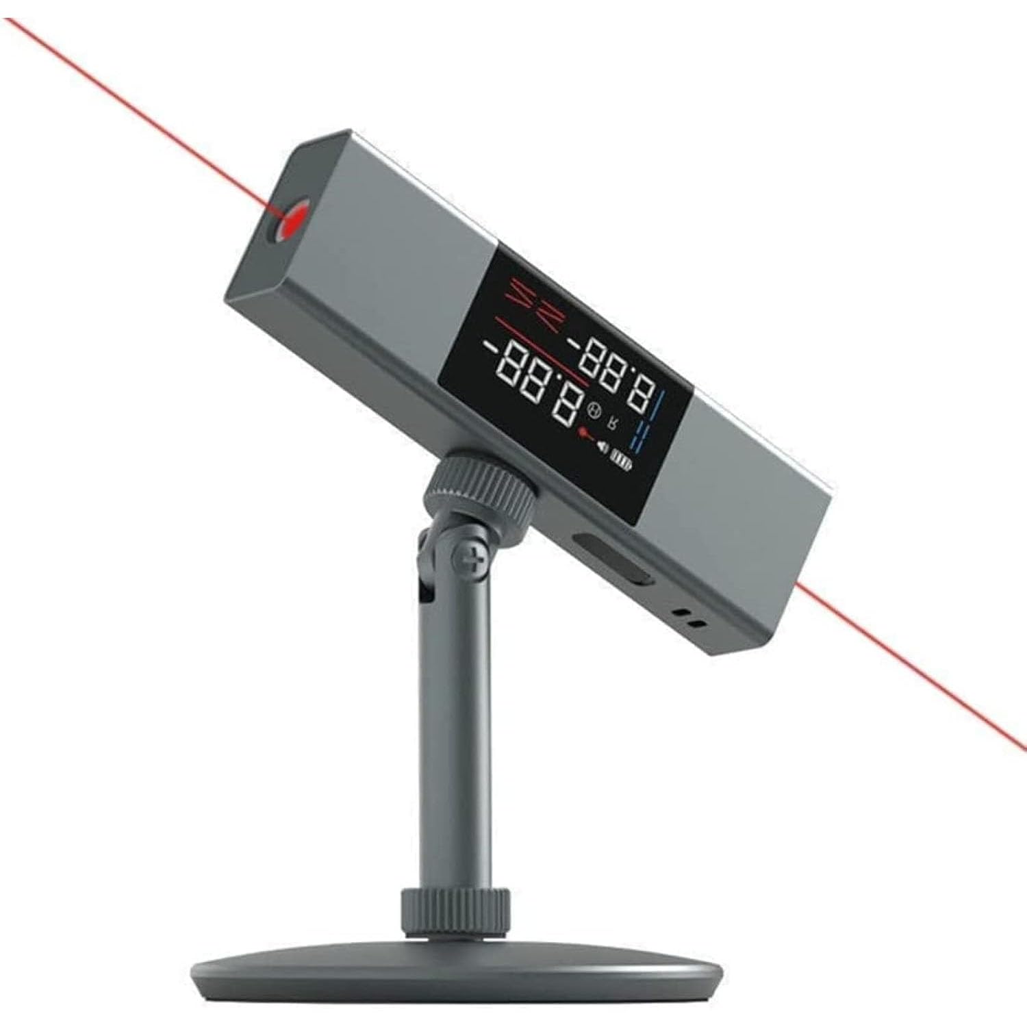 Righello Laser Per Misurazione Angolare, Goniometro Digitale Con Schermo LED Bifacciale E Staffa, Misurazione Angolare Precisa Per Automobili, Falegnameria, Edilizia, Macchine Perforatrici, Muratura