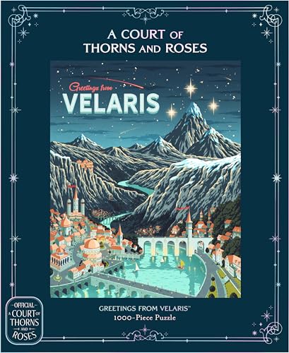 Rompecabezas Oficial A Court of Thorns and Roses Colección Greetings from Velaris 1000 Piezas de Cartón miniatura 2