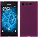 Produktbild PhoneNatic Case kompatibel mit Sony Xperia XZ1 - pink Silikon Hülle matt Cover