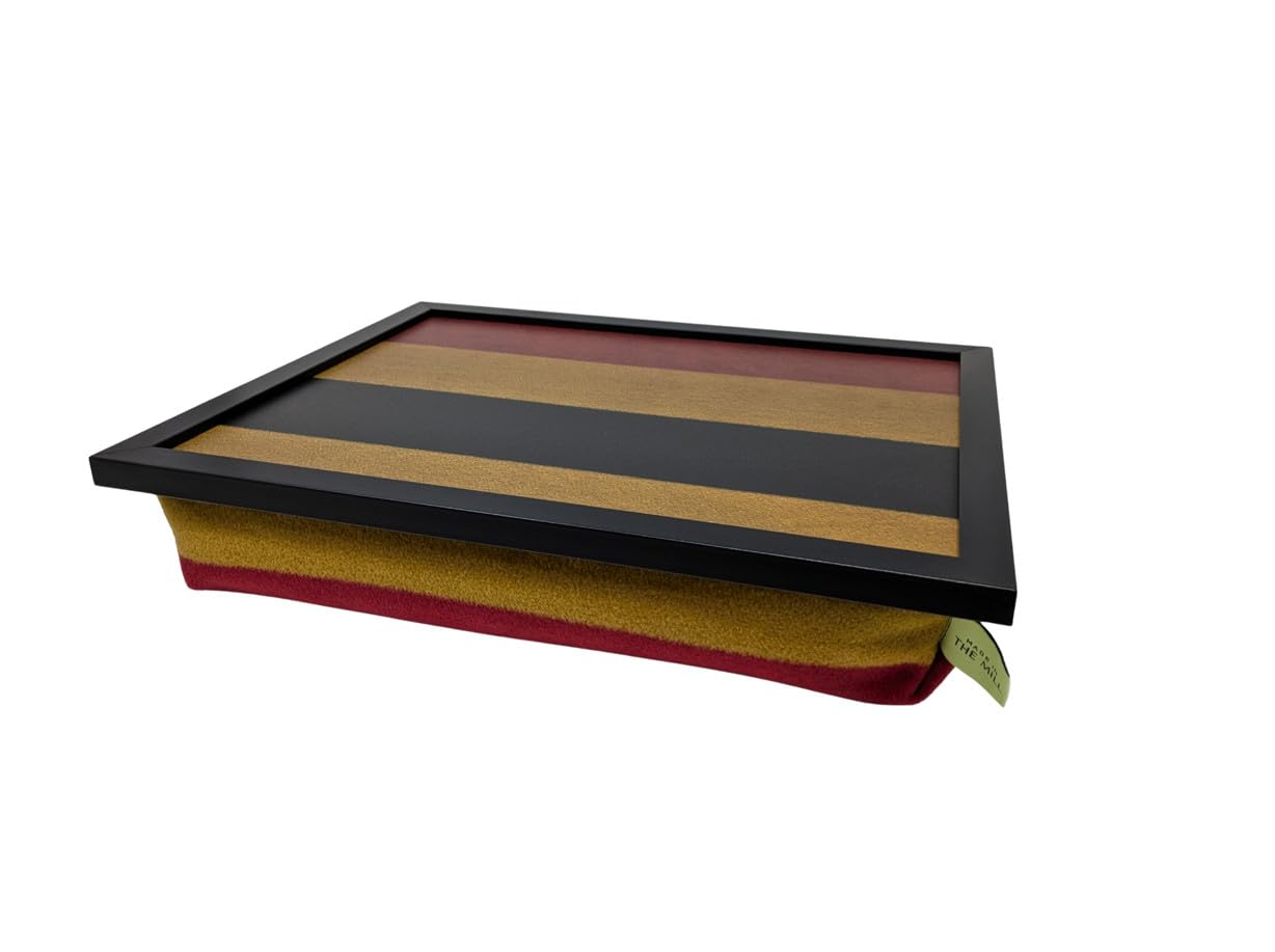 Easier To Patterned Made In The Mill Luxury 'Newmarket' Lap Tray With Cushioned Bean Bag Base