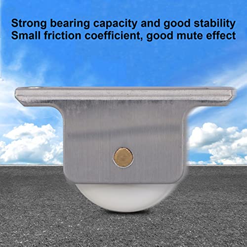2Pcs 38Mm Sliding Door Pulley Stainless Steel Furniture Roller Wheels With Base For Bathroom Shower Glass Doors #TOP4