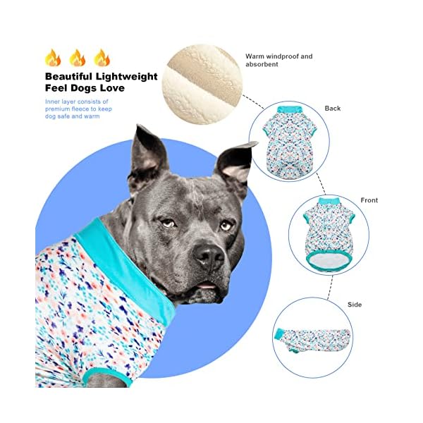LovinPet Large Dog Sweaters Doberman – Flussy Fabric Blushing Dots Little Garden White Prints Dog Clothes, Update Sweater for Dogs, Cozy Dog Winter Coat for Cold Weather Using,XL LovinPet Large Dog Sweaters Doberman – Flussy Fabric Blushing Dots Little Garden White Prints Dog Clothes, Update Sweater for Dogs, Cozy Dog Winter Coat for Cold Weather Using,XL