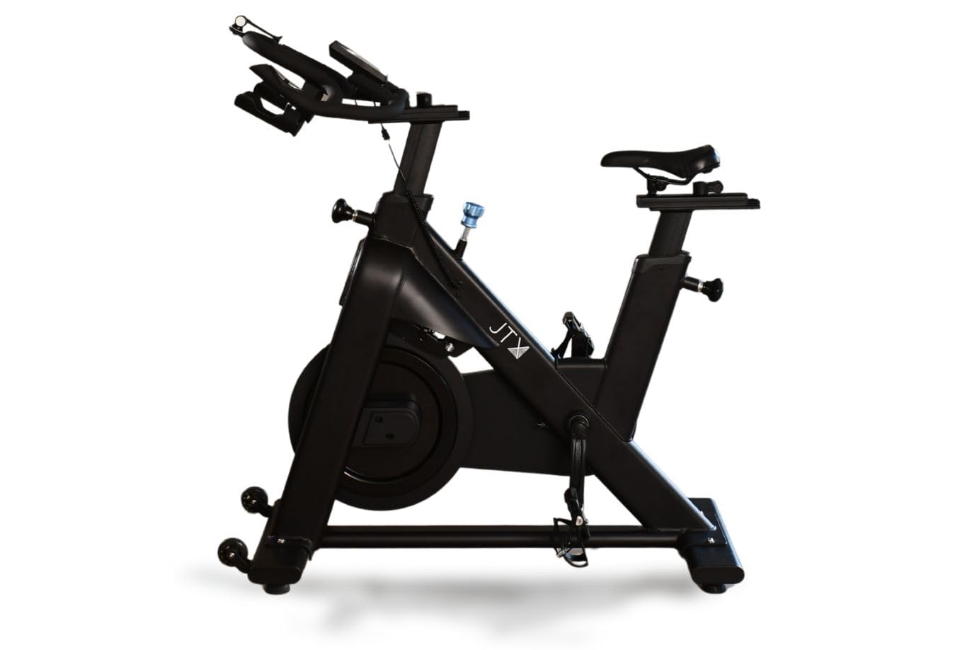 JTX Cyclo Studio Pro: Smart Gym Exercise Bike, Magnetic Resistance, Zwift & Kinomap Connectivity, Advanced Computer, Heart Rate Training, 135kg User Capacity, 3 Year Home Warranty