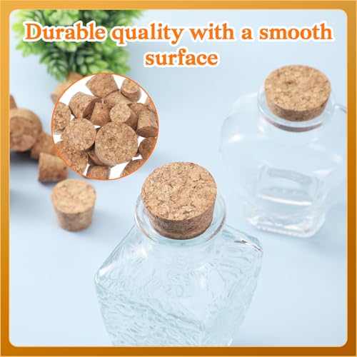 30 Stück Korkstopfen Konisch, Korken Flaschenkorken Holz Kork 6 Größen Korkstopfen Weinkorken Zum Basteln Weinkorken Bastelkorken Konische Holz Konische Korkstopfens für Wein und Bierflaschen