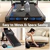 Treadmills for Home 3.0HP Quiet Foldable Treadmill with Incline, Portable Walking Pad with Handle Bar, Walking Pad Treadmill for Running and Jogging with 330 LBS Capacity