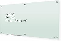 Vista 15 de J&J worldwide Glass Whiteboard Yearly Calendar - 35" X 47" Large Wall Whitrboard - White Board Dry Erase Planner for Wall Home, School, Office