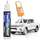 MYPROKIT Touch Up Paint for Cars, White Car Scratch Remover Car Paint, 2 in 1 Touch Up Paint Pen for