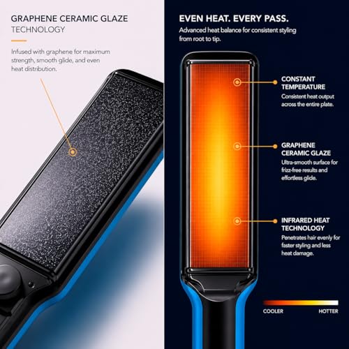 Plancha para cabello Sunset Sapphire 1 pulg miniatura 2