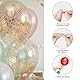 URAQT LED Ballonlichter, 100 x Mini Bunte Runde Led Ballons Lichter LED Laternenlichter Party Licht Luftballon Lichter Dekoration für Hochzeit Neujahr Halloween Weihnachten Party (Farbe)
