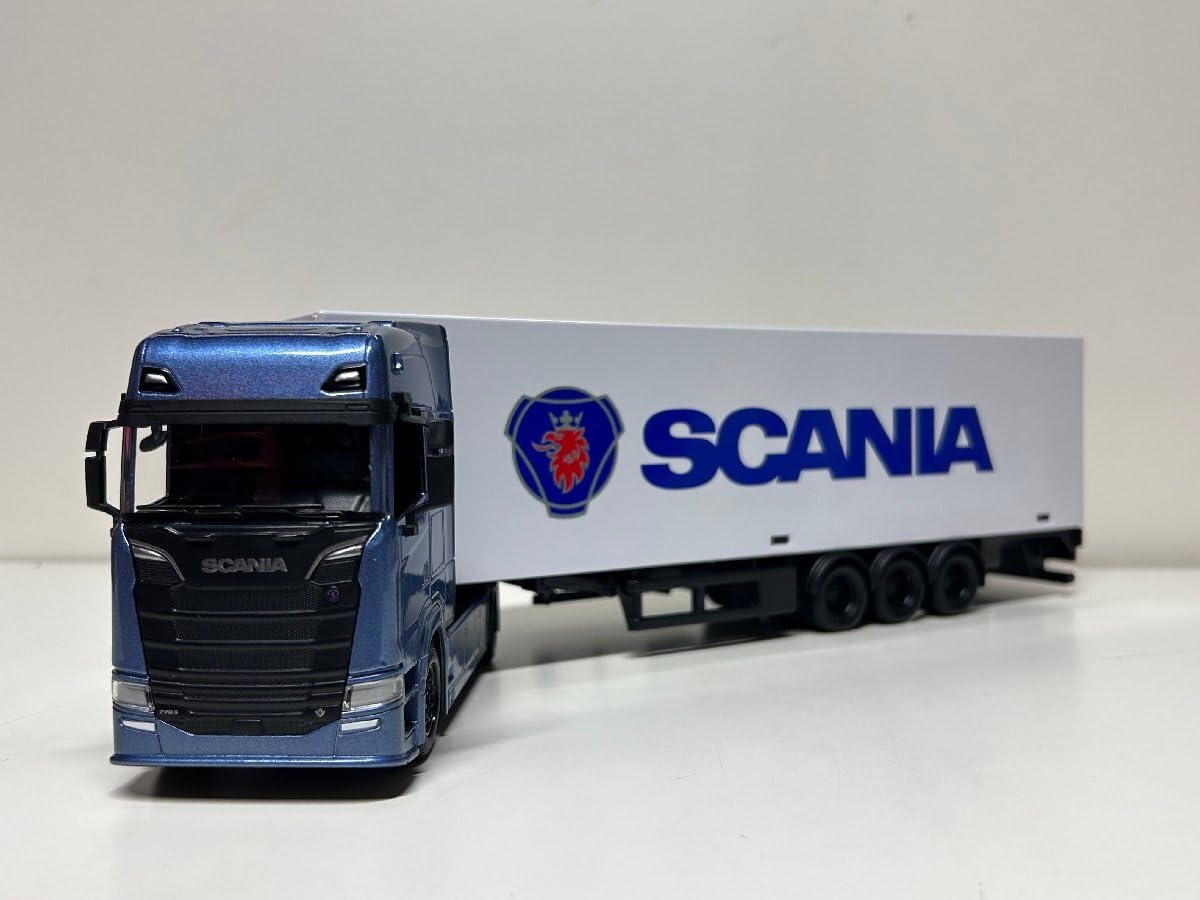 Amazon | burago 1/43 SCANIA 730S HIGHLINE CAB コンテナトレーラー