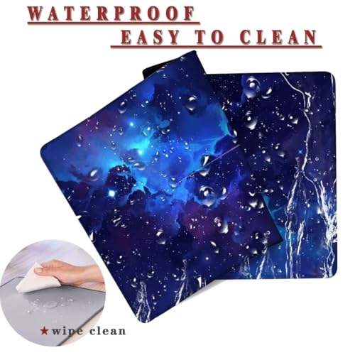 Grand mousepad épais 800x400x4mm de qualité supérieure noir - 2