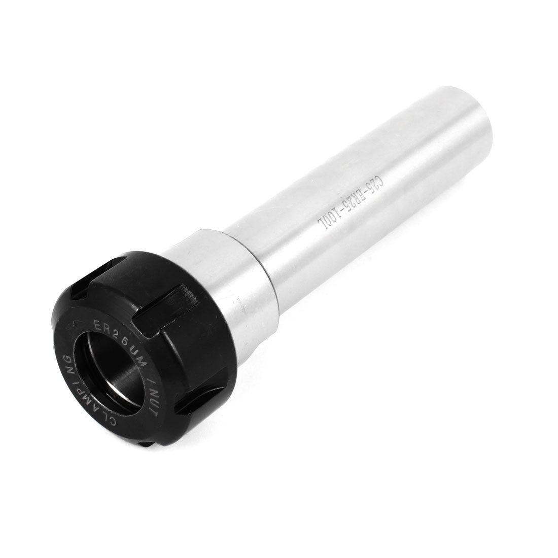 Uxcell Silver/Black Sourcingmap C25-Er25-100L 25Mmx100mm Metal Straight Collet Milling Chuck Holder