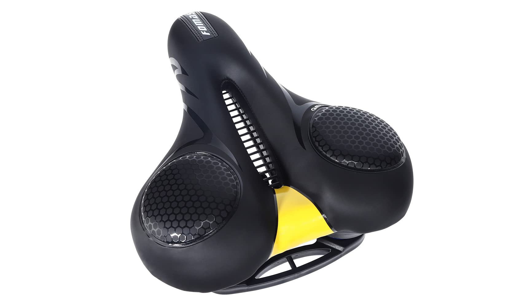Gel Material,Soft and Stable Bike Seat,Black Mountain Bike Seat Universal,Ideal Bike Seat Replacement for Mountain Bike,Road Bike,Hybrid,Touring,Comfort Bike Seat for Youth.
