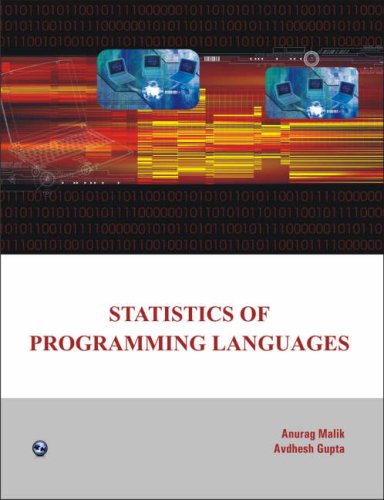 Statistics of Programming Languages by Anurag Malik