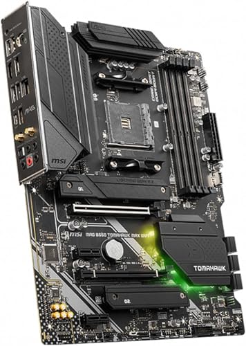 Image of Micro Center AMD 5800XT Processor with MSI MAG B550 Tomahawk Motherboard | CPU Motherboard Combo, AM4, DDR4, PCIe 4.0, M.2, USB 3.2 Gen 2 Type C, Wi-Fi 6E, ATX Gaming Motherboard