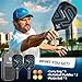 Pickleball Paddles Set of 2 USAPA Approved T700 Raw Carbon Fiber Pickleball Paddle, Friction Surface Pickleball Rackets with 4 Balls 1 Pickleball Bag, Pickle Ball Paddle Set for Men and Women