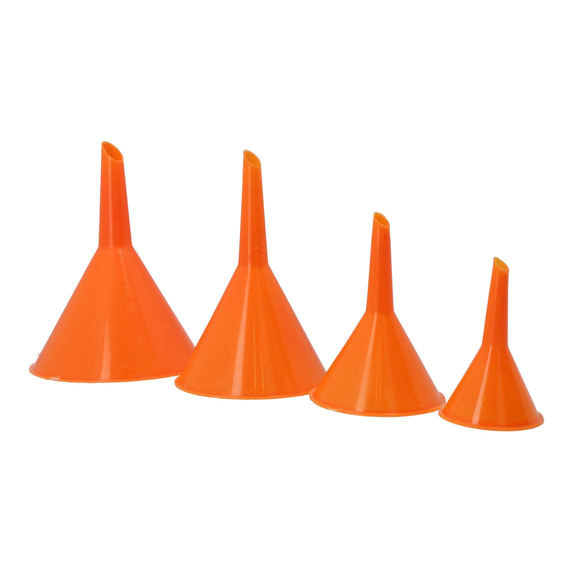 Carpoint 0623404 Funnel Set (4 Pieces), Orange