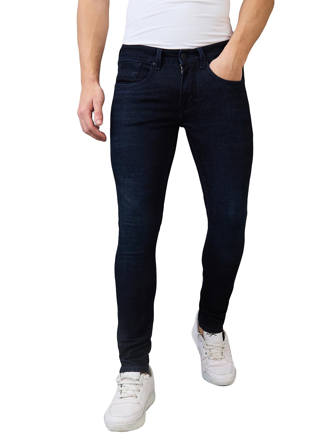 spykar Men Slim Fit Low Rise Cotton Casual Jeans-picture-12
