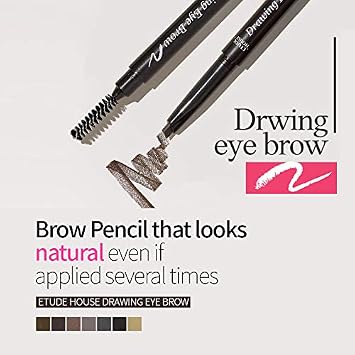 Etude House Drawing Eye Brow، No. 1 Dark Brown، 0.2 Ounce