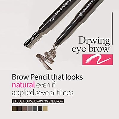 Etude House Drawing Eye Brow, No.1 Dark Brown, 0.2 Ounce