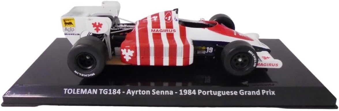 OPO 10 - Formula 1 Compatible with TOLEMAN TG184 Ayrton Senna 1984 Portuguese Grand Prix - 1/24 Miniature car - OR072 - Image 2