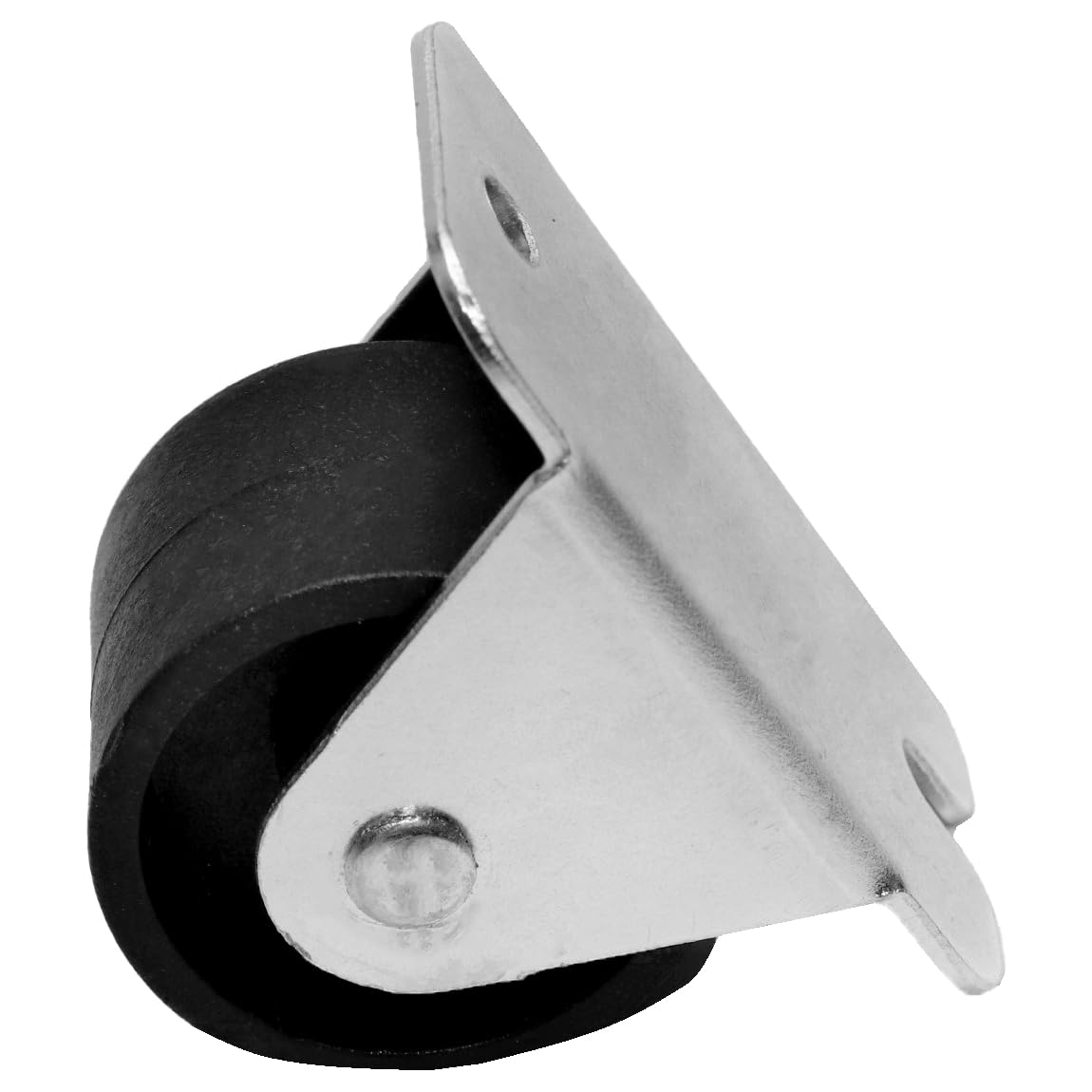 Pack of 1 x Heavy Duty PVC Furniture Castor Wheel 33mm - Durable Furniture Caster Wheel - Perfect for Cabinets, Shelves, Tables - Easy Install, Carpet-Friendly, Enhance Mobility & Stability
