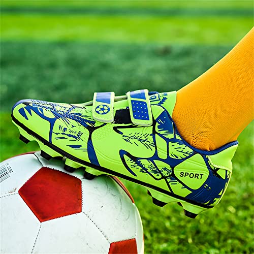 Dimaiglobal Kids Turf Soccer Shoes Boys Girls Football Shoes Athletic Outdoor/Indoor Sports Shoes Youth School Performance Futsal Sneaker #TOP5